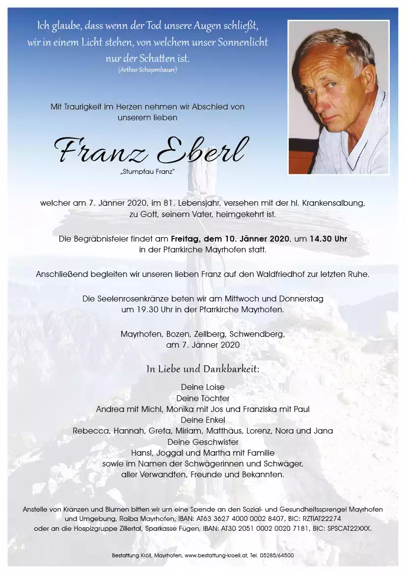 Parte von Franz Eberl
